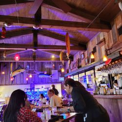 Red Fish Seafood Grill - The dining room.