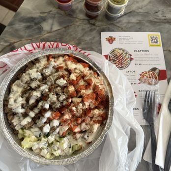 Naz's Halal Food - Combo Over Rice - Halal Near Me - Lexington, Kentucky Naz's Halal Food - Combo Over Rice - Halal Near Me - Lexington, Kentucky