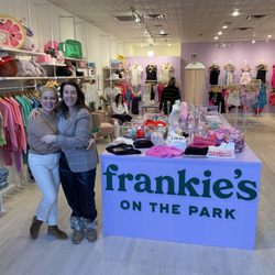 Frankie's on the Park - Our Founder, Lisa Burik and Chicago Store Manager, Suzie Golub on Opening Day of Our New Location On Webster Ave in Lincoln Park