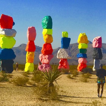 Seven Magic Mountains - Public Art Near Me - Las Vegas, Nevada