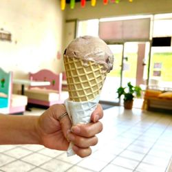 Gigi's Homemade Ice Cream - Brownie Ice Cream & Waffle Cone