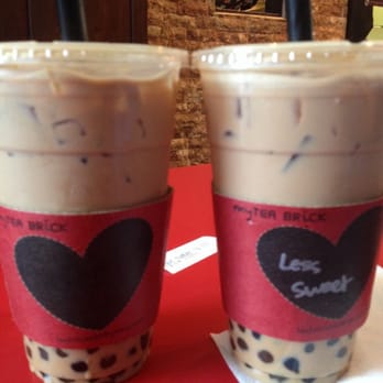 Tea Brick - Two Tea Brick teas with boba :) delicious - Tea Rooms Near Me - Monterey Park, California Tea Brick - Two Tea Brick teas with boba :) delicious - Tea Rooms Near Me - Monterey Park, California