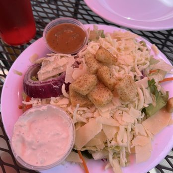 Strong's Brick Oven Pizzeria - House Salad - Pizza Near Me - Union, Kentucky Strong's Brick Oven Pizzeria - House Salad - Pizza Near Me - Union, Kentucky