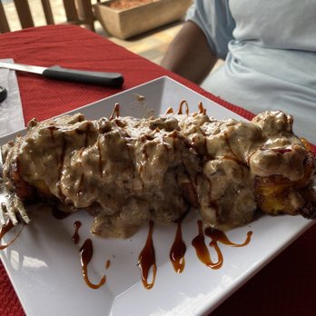 Terruño - Pionono- shrimp skirt steak and sweet plantains - Caribbean Near Me - Luquillo, Puerto Rico Terruño - Pionono- shrimp skirt steak and sweet plantains - Caribbean Near Me - Luquillo, Puerto Rico