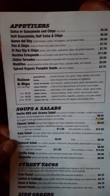 Menu photo 4 El Rey Burrito Lounge Montgomery, AL