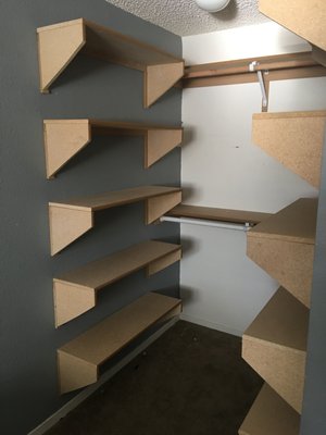 Closet/Shelving Installation - Check out shelving we installed in closets! Closet/Shelving Installation - Check out shelving we installed in closets!