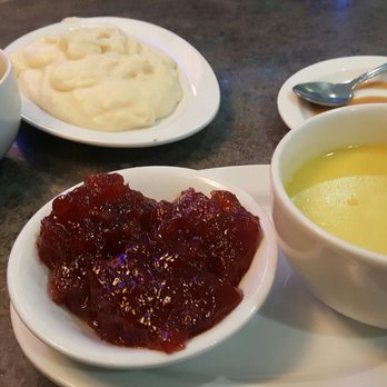 Colony Diner - The cranberry sauce, was REALLY strawberry jelly..?!   hahaha.. - Diners Near Me - East Meadow, New York