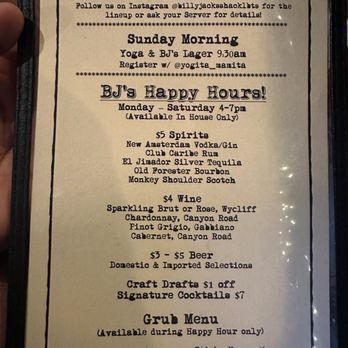 Billy Jacks Shack - Happy hour menu - American Near Me - Lauderdale-By-The-Sea, Florida Billy Jacks Shack - Happy hour menu - American Near Me - Lauderdale-By-The-Sea, Florida