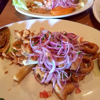 Happy Fish - Ceviche and fried sampler! - Peruvian Near Me - Tampa, Florida