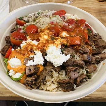 CAVA - Steak + Harissa - Mediterranean Near Me - New York, New York CAVA - Steak + Harissa - Mediterranean Near Me - New York, New York