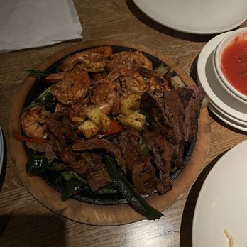Maria's Mexican Kitchen - Fort Worth - Shrimp steak combo fajitas - Mexican Near Me - Fort Worth, Texas Maria's Mexican Kitchen - Fort Worth - Shrimp steak combo fajitas - Mexican Near Me - Fort Worth, Texas