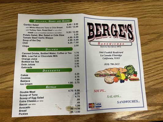 Berge's Sandwiches by null