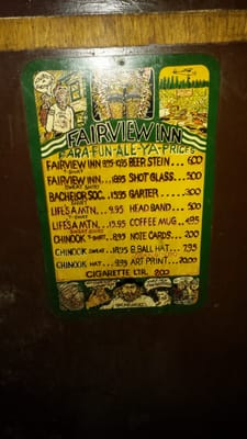 Menu photo 4 Fairview Inn Talkeetna, AK