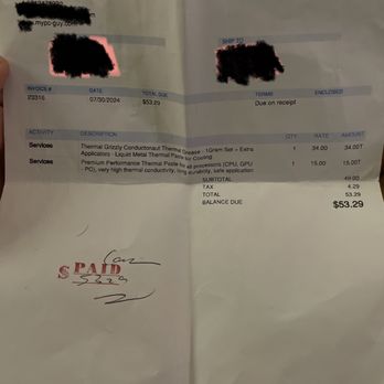 PC HOUSE NOW RIVERSIDE - the thermal pastes i paid for. didn't receive anything back. One gram liquid metal (the top purchase) is able to service more than 1 laptop. - Data Recovery Near Me - Riverside, California