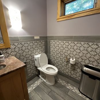 Mountain Brauhaus - Bathroom, normally I would never but it was like I was in a really nice home. - New American Near Me - Gardiner, New York Mountain Brauhaus - Bathroom, normally I would never but it was like I was in a really nice home. - New American Near Me - Gardiner, New York