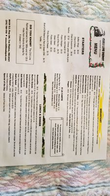 Menu photo 7 Chili Line Depot Tres Piedras, NM
