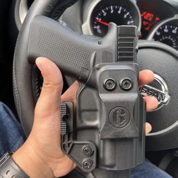G43X with Rail, Right Handed IWB Pro Holster. G43X with Rail, Right Handed IWB Pro Holster.