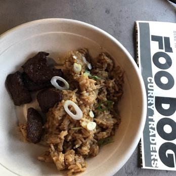 Foo Dog Curry Traders - Their fried jerky n rice - Vegan Near Me - Jacksonville, Florida Foo Dog Curry Traders - Their fried jerky n rice - Vegan Near Me - Jacksonville, Florida