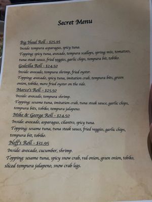 Menu photo 6 Raw Sushi Bistro Stockton, CA