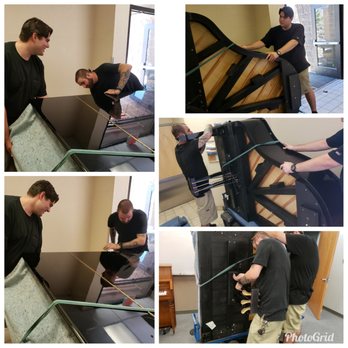Tom Johnson Piano Services - Workers preparing and moving a piano to its new location. - Musical Instrument Services Near Me - Carson City, Nevada Tom Johnson Piano Services - Workers preparing and moving a piano to its new location. - Musical Instrument Services Near Me - Carson City, Nevada