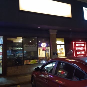 Saigon Boys - Front of the restaurant (the sign didn't photograph well at night, but there's a sign and it's red, lol). - Vietnamese Near Me - Peterborough, Ontario Saigon Boys - Front of the restaurant (the sign didn't photograph well at night, but there's a sign and it's red, lol). - Vietnamese Near Me - Peterborough, Ontario