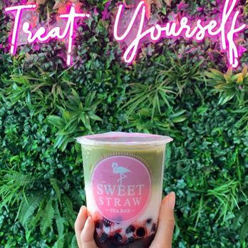 Sweet Straw - Strawberry Matcha Latte - Bubble Tea Near Me - Napa, California