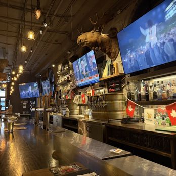 The Loose Moose - Bar Area - Sports Bars Near Me - Toronto, Ontario The Loose Moose - Bar Area - Sports Bars Near Me - Toronto, Ontario
