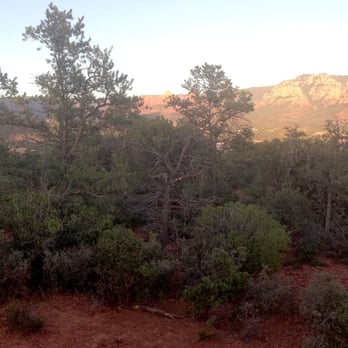 Dog Park - Sedona Dog Park Pano at sunset - Dog Parks Near Me - Sedona, Arizona