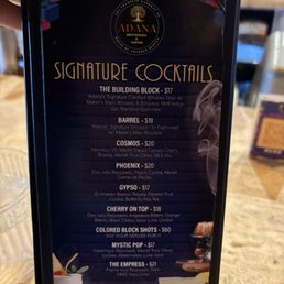 Menu Menu