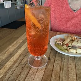 My wife's APEROL SPRITZ Classic cocktail. My wife's APEROL SPRITZ Classic cocktail.