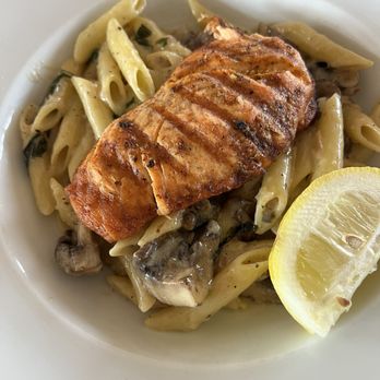 Pasta Pelican Restaurant - SALMON PICATTA - Italian Near Me - Alameda, California Pasta Pelican Restaurant - SALMON PICATTA - Italian Near Me - Alameda, California