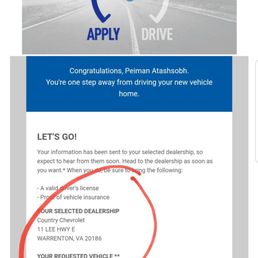Proof that I applied for the 2019 corvette Proof that I applied for the 2019 corvette