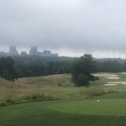 View of the city from the 11th tee. View of the city from the 11th tee.