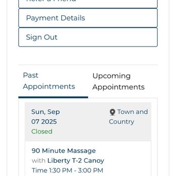 Massage Heights - The switch to another therapist for the booking, on the day of my appointment. - Massage Therapy Near Me - Houston, Texas Massage Heights - The switch to another therapist for the booking, on the day of my appointment. - Massage Therapy Near Me - Houston, Texas