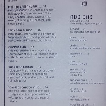 Moshi Ramen Bar - Ramen Near Me - Tacoma, Washington