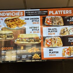 MF Gyros & Burgers - Menu