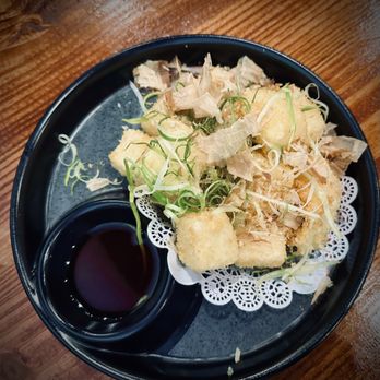 Sushi Garden - Age Tofu | Gently fried tofu w.tempura sauce - Sushi Bars Near Me - Jacksonville, Florida Sushi Garden - Age Tofu | Gently fried tofu w.tempura sauce - Sushi Bars Near Me - Jacksonville, Florida