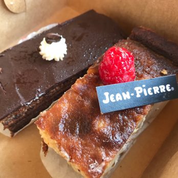 Jean-Pierre Bakery - Chocolate espresso Napoleon (left) and flan Napoleon (right). - Bakeries Near Me - Durango, Colorado Jean-Pierre Bakery - Chocolate espresso Napoleon (left) and flan Napoleon (right). - Bakeries Near Me - Durango, Colorado
