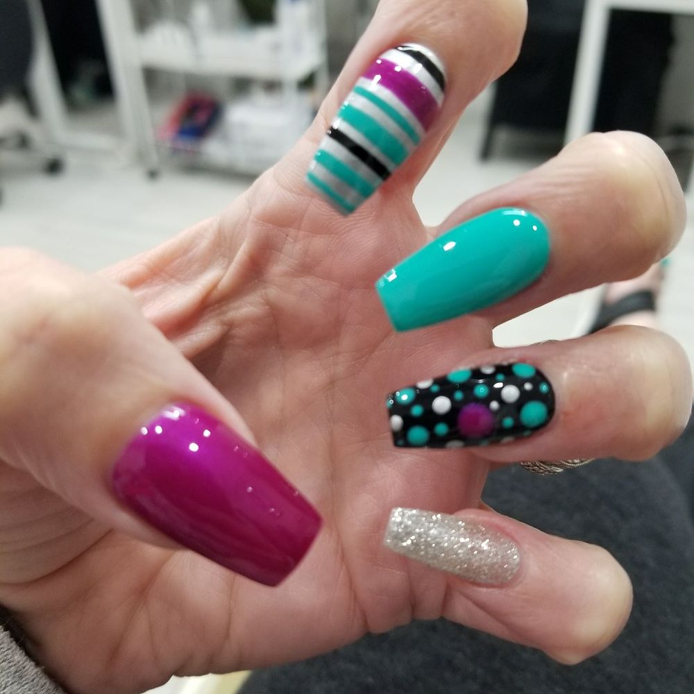 Pure Nails Spa - Love this color combination!!! - Nail Salons Near Me - Wildomar, California