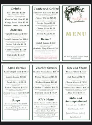 Menu photo 1 Raja Indian Restaurant Stowe, VT