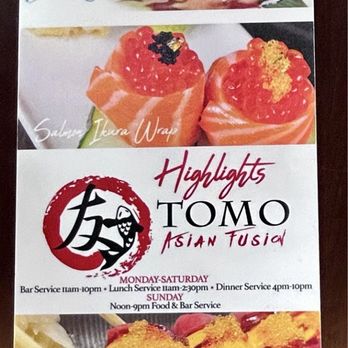 Tomo Asian Fusion - Asian Fusion Near Me - Poughkeepsie, New York Tomo Asian Fusion - Asian Fusion Near Me - Poughkeepsie, New York