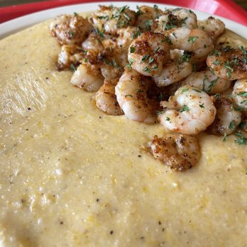 The Boiling Pot - What the Shrimp and Grits looked like when I came after 2pm a few weeks ago. - Seafood Near Me - Mobile, Alabama