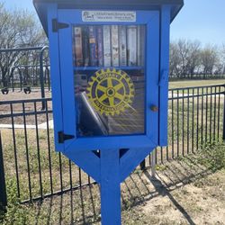 Funtastic Island Park - Take a book/Share a book box at front entrance!