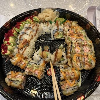 Sakura Sushi - Shrimp tempura, crunchy California roll - Sushi Bars Near Me - Schaumburg, Illinois Sakura Sushi - Shrimp tempura, crunchy California roll - Sushi Bars Near Me - Schaumburg, Illinois