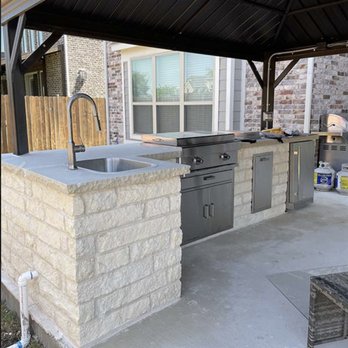 H&S Masonry - Brick outdoor kitchen installation in Dallas, TX - Masonry/Concrete Near Me H&S Masonry - Brick outdoor kitchen installation in Dallas, TX - Masonry/Concrete Near Me
