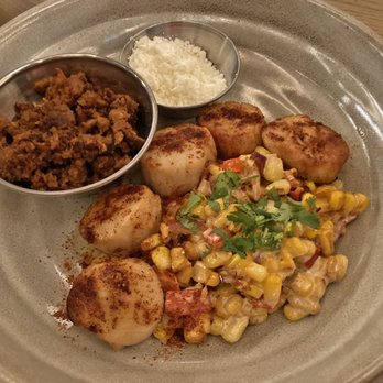 Añejo - Scallop Esquites - very good! - Mexican Near Me - Toronto, Ontario
