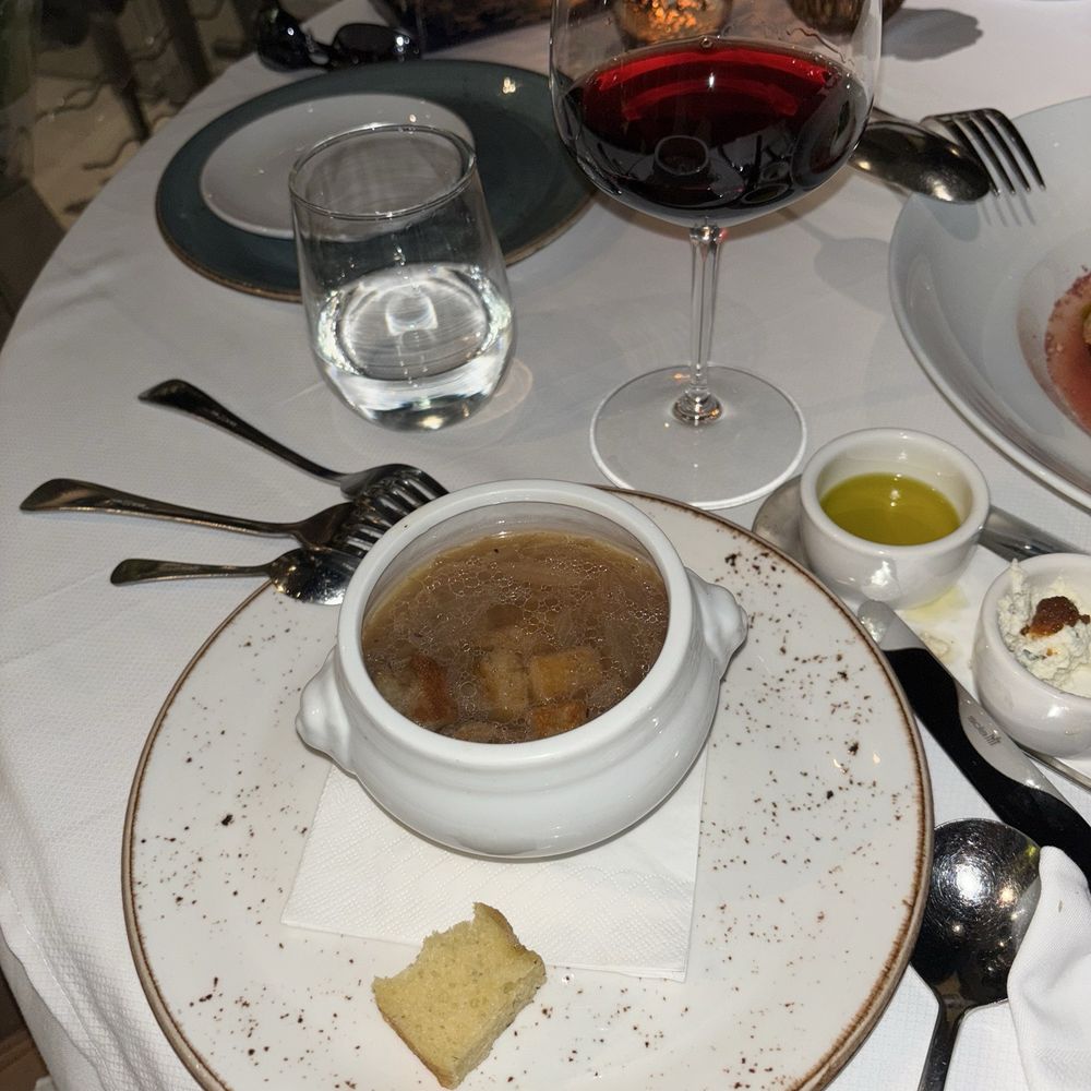 Zucca - spring soup french onion - Italian Near Me - Coral Gables, Florida Zucca - spring soup french onion - Italian Near Me - Coral Gables, Florida