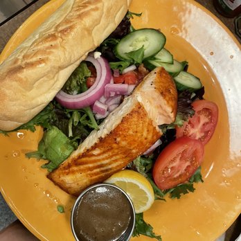 Hashes & Brews - Delicious Salmon salad - Bars Near Me - San Bruno, California Hashes & Brews - Delicious Salmon salad - Bars Near Me - San Bruno, California