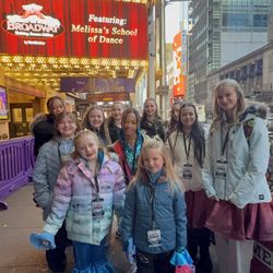 Melissa's School of Dance - Melissa's School of Dance in New York City, our dancers were getting ready to perform on a broadway stage!