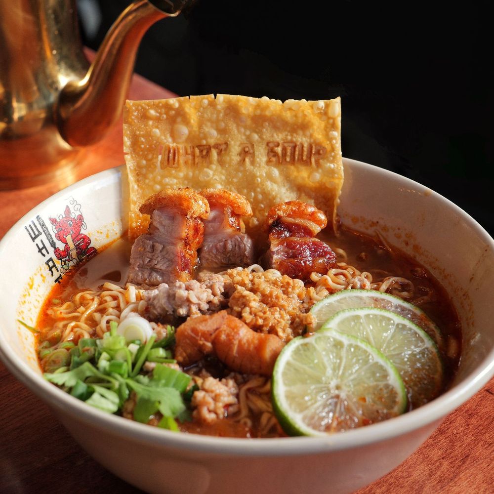 What A Soup - Creamy Tom yum soup - Noodles Near Me - Cambridge, Massachusetts What A Soup - Creamy Tom yum soup - Noodles Near Me - Cambridge, Massachusetts